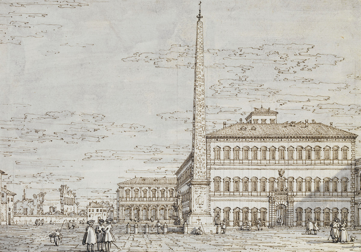 Canaletto,Piazza San Giovanni in Laterano (1740-1760, date indéterminée)